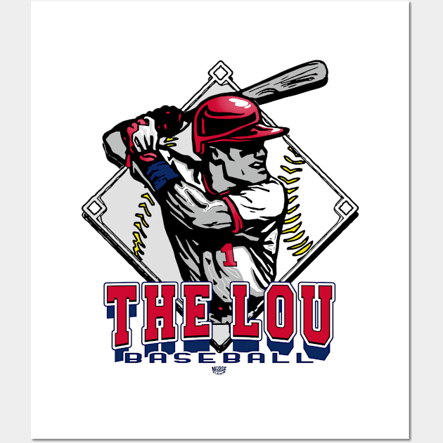 The Lou Forever Baseball Diamond Wall Art by MudgeSportswear